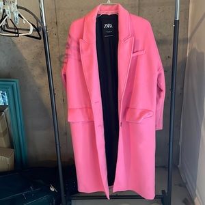Zara Pink Women's Coat